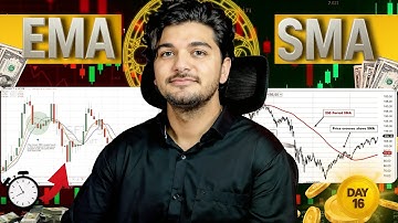 Moving Averages Explained in Hindi | Simple vs Exponential Moving Average (Day 16)