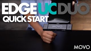 Movo Edge UC Duo || QUICK START