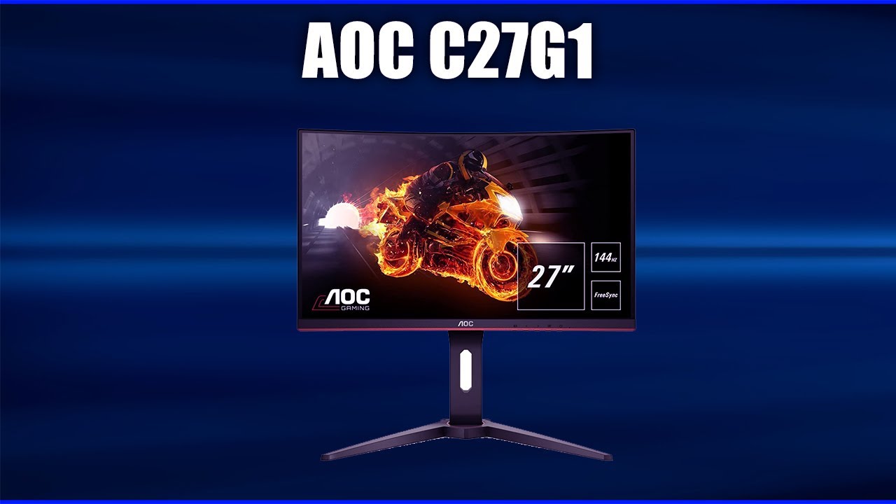 Монитор AOC C27G1 - YouTube
