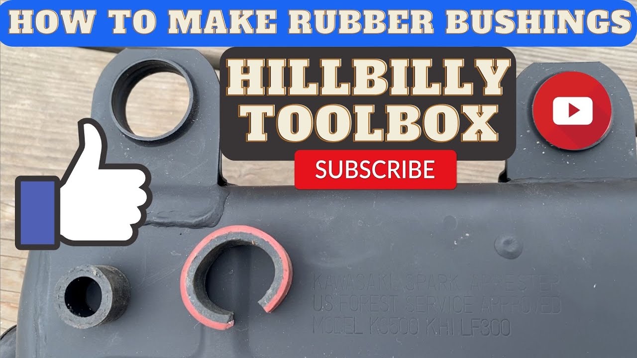 How to make rubber bushings the HillBilly ToolBox Way YouTube