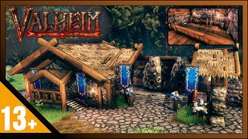 Valheim How to Build Blacksmith - Stone Hammer Forge - (Build Guide)