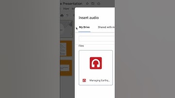 How to Insert Audio/Music into Google Slides