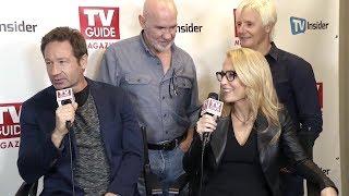 Gillian Anderson & David Duchovny from The X-Files interviews at NYC Comic Con 2017