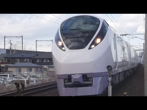 東北本線白石ハンドル訓練及び試運転　常磐線特急専用列車E657系0・100・200番台K7　試9454Ⅿ・試9455Ⅿ　南仙台～太子堂間にて