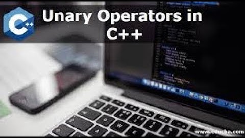 Unary Operator in C++ programming