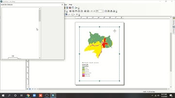 How to add legend, direction and scale bar in ARCGIS