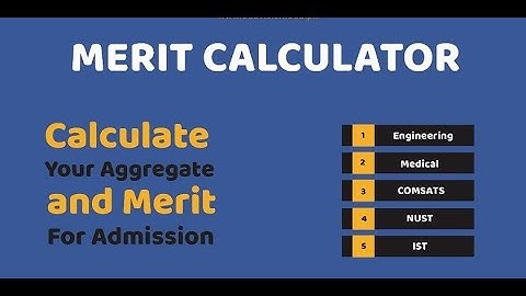 How To Calculate UET Merit Aggregate 2022 | UET Merit Calculator 2022