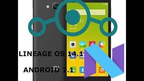 LINEAGE OS 14.1(ANDROID 7.1) CUSTOM ROM FOR REDMI 2