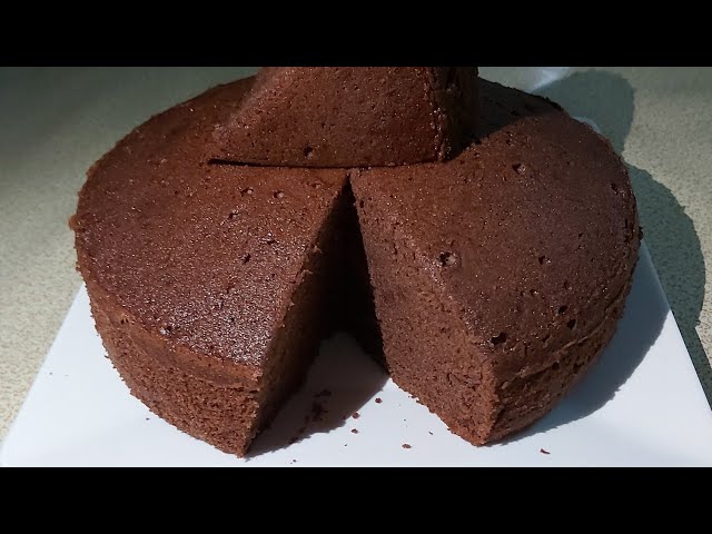 NO OVEN CHOCOLATE CAKE |CHOCOLATE CAKE USING S BLENDER |FARWAT'S KITCHEN |♡♡♡ class=