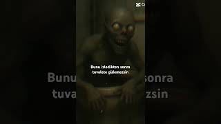 Bunu izledikten sonra tuvalete tek başına giremeyeceksin #shorts #toiletmonster #korku#horrorshorts