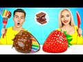 【チョコレート vs リアルフードチャレンジ】 24時間ケーキと勝負! by RATATA CHALLENGE