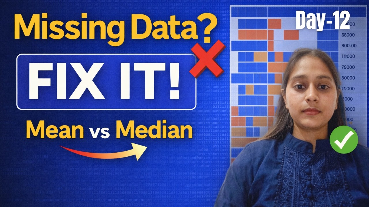 Handling Missing Data in Python (Mean, Median, Mode Explained) 🔥 - YouTube