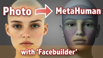 Custom MetaHuman from a single photo (quick but rough) using Face Builder!