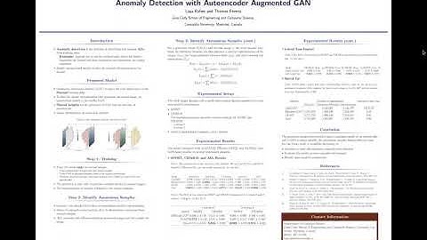 MAIS Poster 70: Anomaly Detection with Autoencoder Augmented GAN