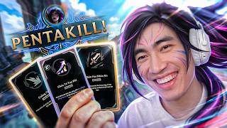 I got a pentakill in ARAM Chaos with Kai'sa's 3-Core Demon.