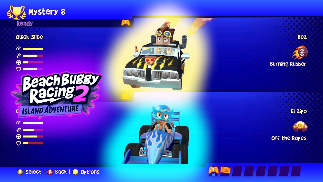 Quick Slice ft Rez vs Grand Prix ft El Zipo - Beach Buggy Racing 2