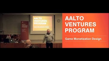 Ilkka Immonen - Game Monetization Design, Aalto Game Monetization Design