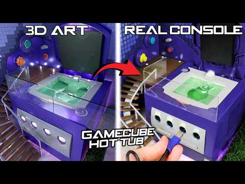 I made the GameCube Hot Tub real