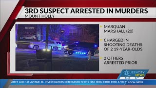 3rd arrest made in Mount Holly deadly double shooting