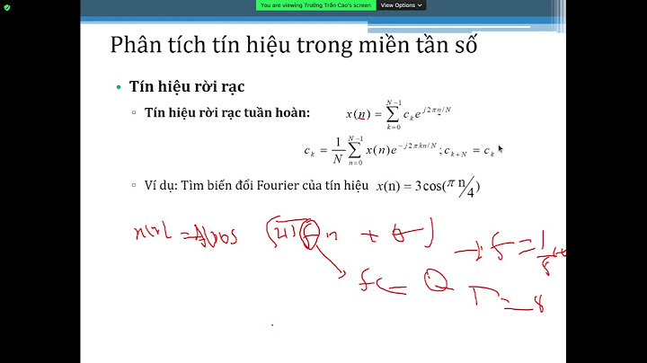 Các dạng bài tập về chuỗi fourier có lời giải