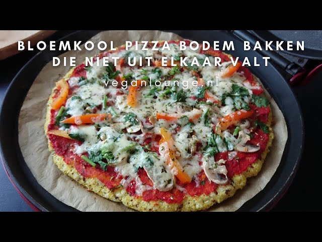 Hoe Een Bloemkool Pizza Bodem Maken Die Niet Uit Elkaar Valt! - Youtube