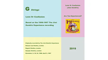 Love Or Confusion - G Strings - Based on the 1966-1967 The Jimi Hendrix Experience recording
