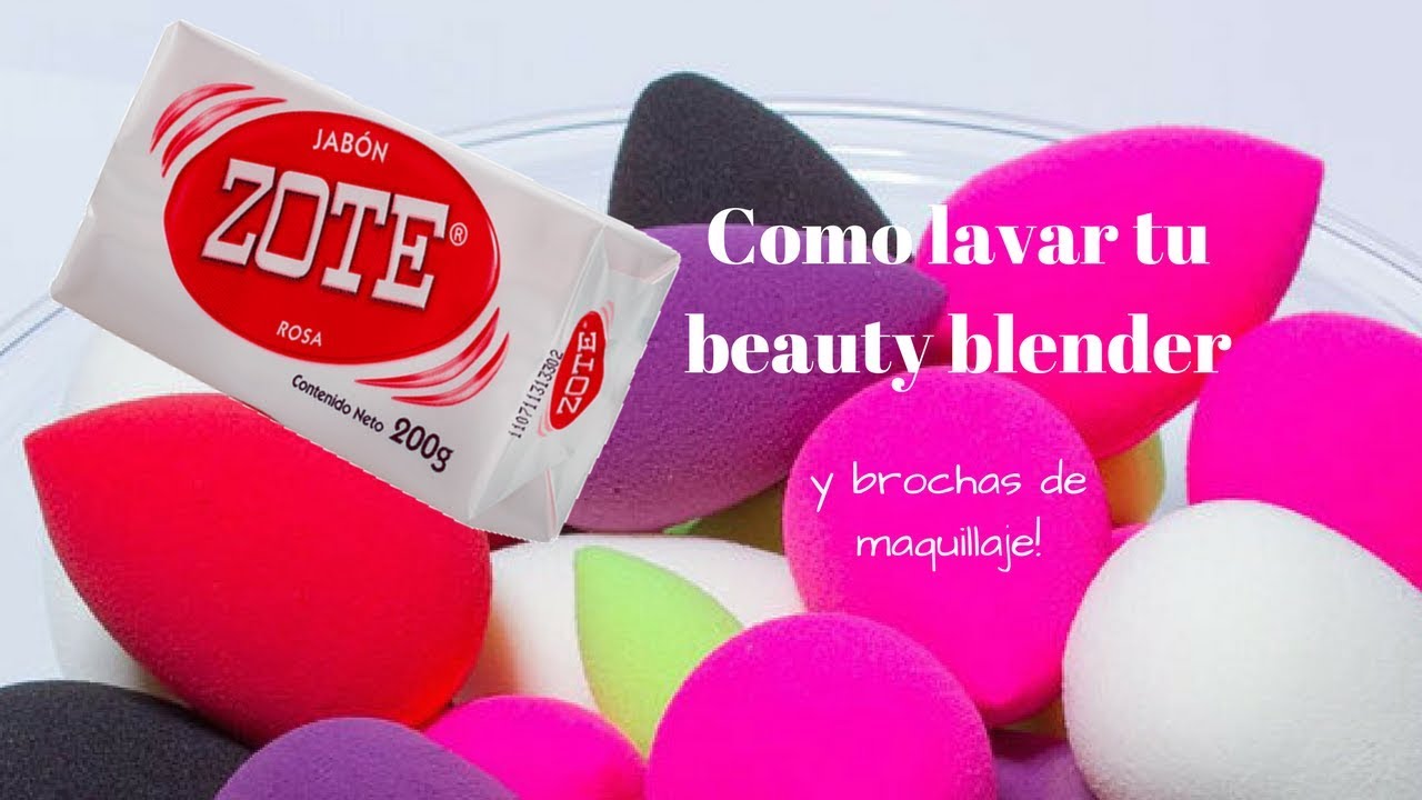 jabón zote como lavar tus brochas y esponjas de maquillaje