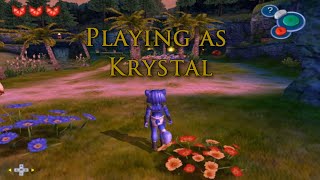 Star Fox Adventures Amethyst Edition Gameplay Play As Krystal