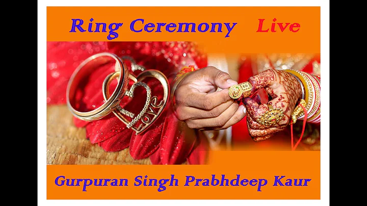 🔴[LIVE] ||  The Ring Ceremony   Gurpuran Singh ❤️ Prabhdeep Kaur Live By :RK filmz  # 9465432157