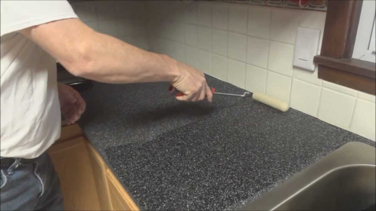 Countertop Transformation The Rust Oleum Way Youtube