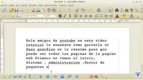 Como quitarle el dans guardian en la canaima linux