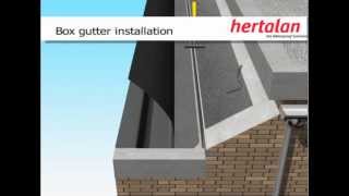 Hertalan EPDM Box gutter installation