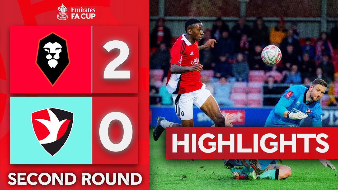Salford Ease Past The Robins Salford City 2 0 Cheltenham Town Emirates FA Cup 2024 25