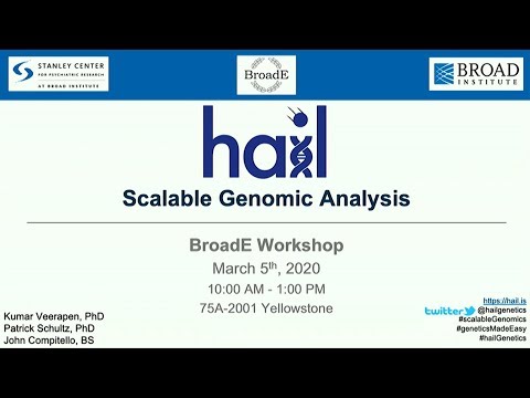 BroadE: Hail - Practical 2: Genome Wide Association Studies (GWAS) and Rare Variant Burden