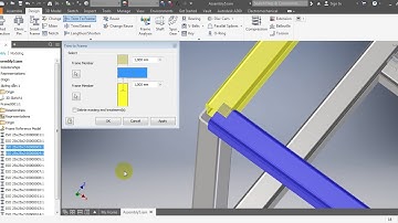 Hướng dẫn thiết kế khung trong INVENTOR
