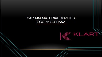 SAP MM Tutorials - 02  | Material Master settings in ECC and S4Hana