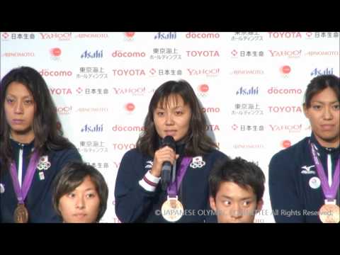 London2012メダリスト会見／競泳日本チーム