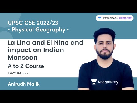 L22: La Lina and El Nino and impact on Indian Monsoon | A to Z Course on Physical Geography