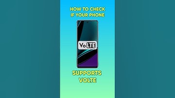How to Check if Your Phone Supports VOLTE | AUR TechTips