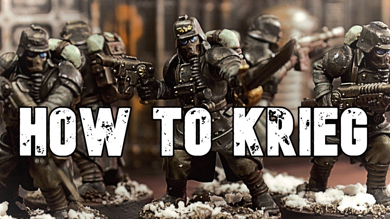 How to paint Death Korps of Krieg, Veteran Guardsmen, Warhammer 40k
