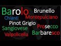 Top 10 Italian Wine Pronunciation - Stop Saying Them WRONG!