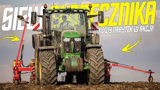 Siew Słonecznika 2022 Na Gps Gr Biesok Nowy Nabytek John Deere 6175 R W Akcji