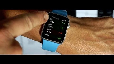 Serving Data in an Apple Watch App using IBM MobileFirst