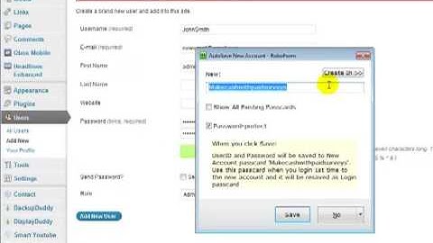 Changing WP Login Details