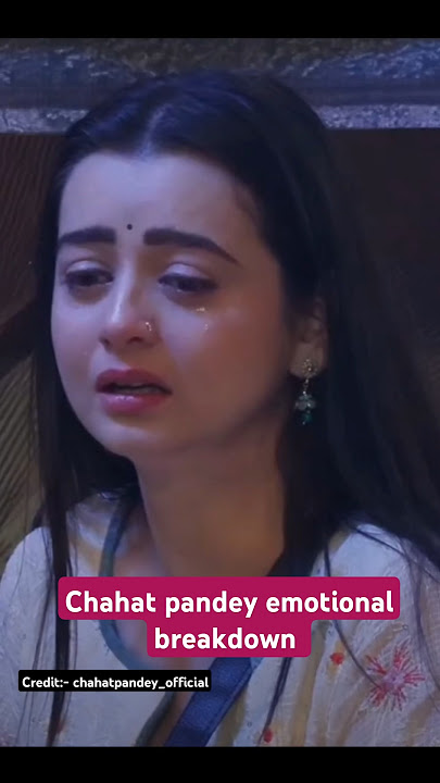 Chahat pandey emotional breakdown😭🤣 #chahatpandey #digvijayrathee #biggboss18 #shortvideo #shortfeed