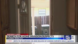Video: Search for home invasion suspects