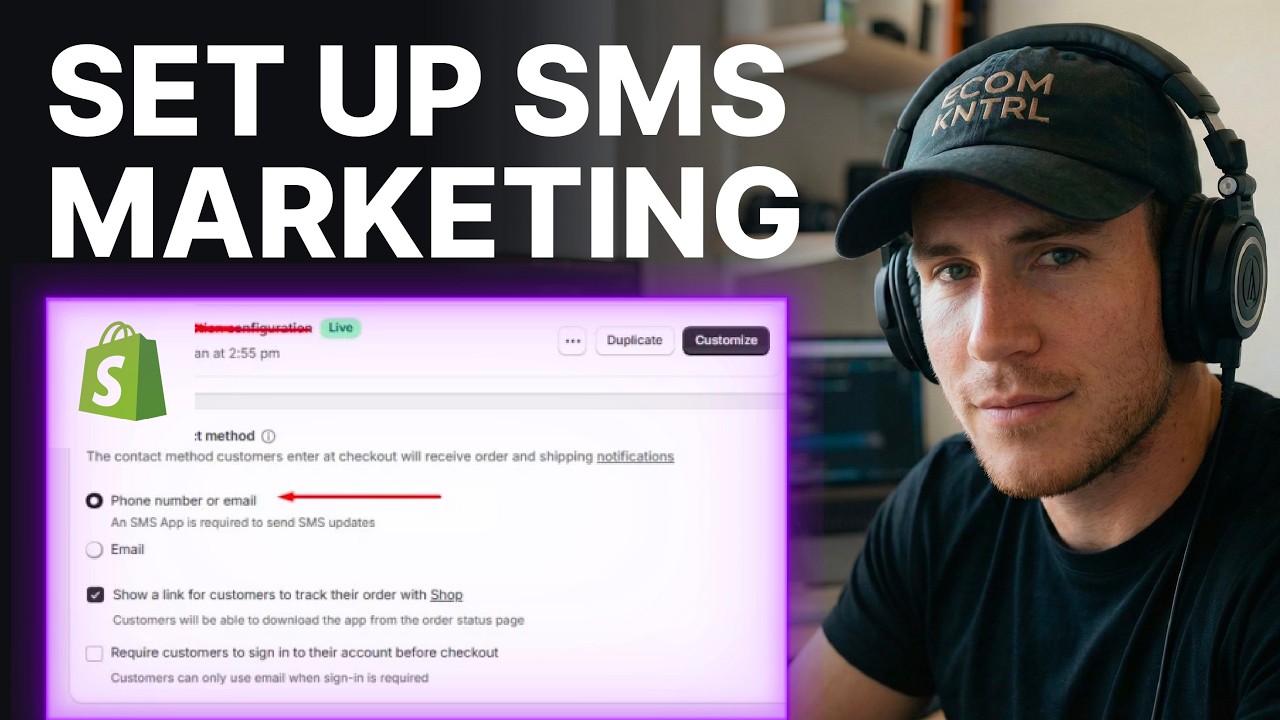 How To Set Up SMS Marketing On Shopify (2026) | App Setup - YouTube
