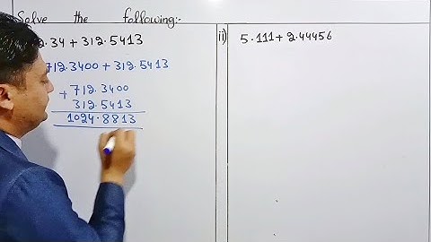 Addition and subtraction of decimal || Basic maths class 5 in Urdu/Hindi