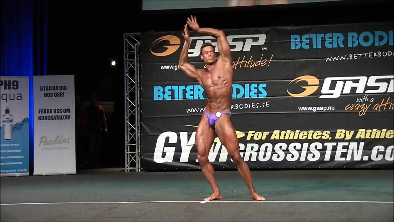 Henrik Kjellsson Fri posering +180 cm Luciapokalen Classic Bodybuilding 2013