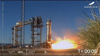 Blue Origin launches 4th crewed mission to space! Nails landings